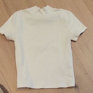 Sunday Best Crisp White Tee Size Xxs Cropped